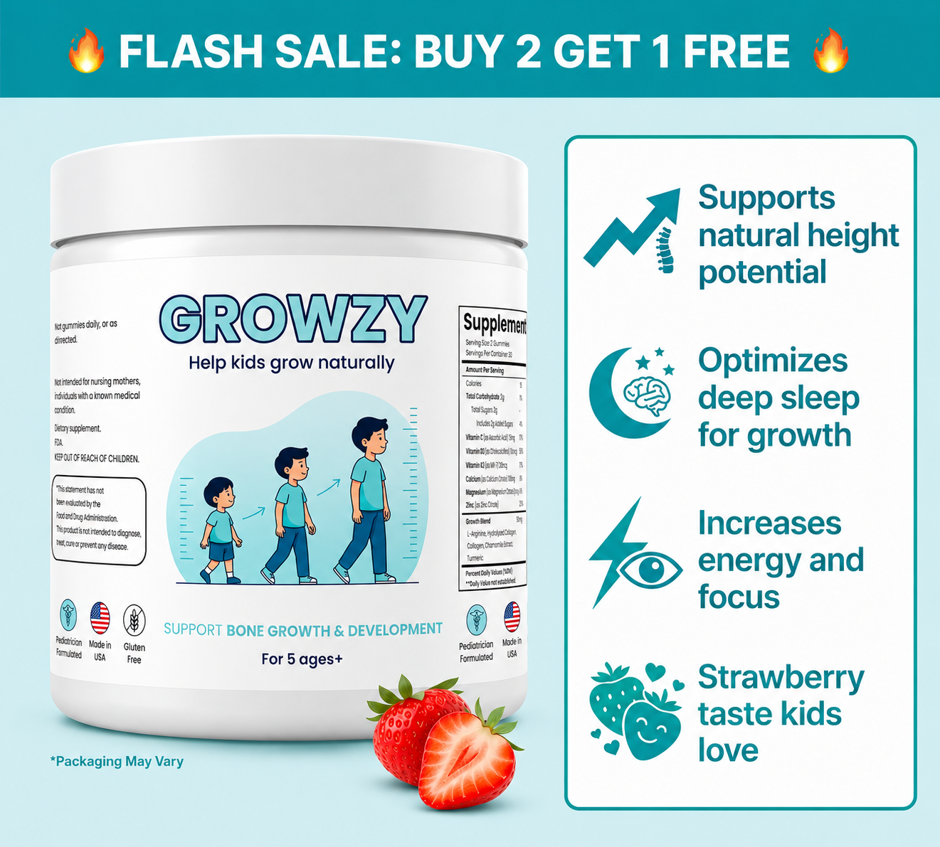 Growzy™ Daily Growth Gummies