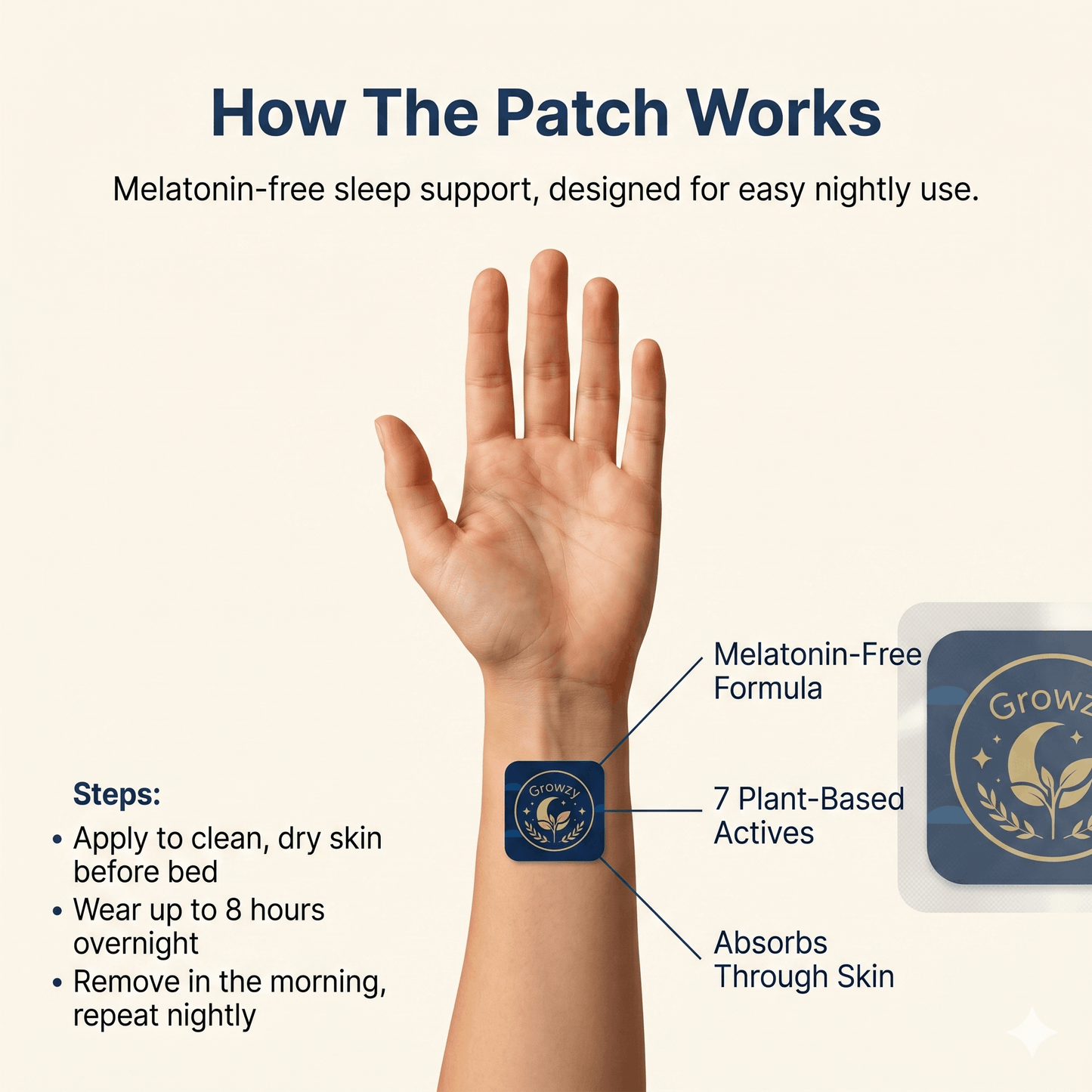 Growzy Sleep Patches